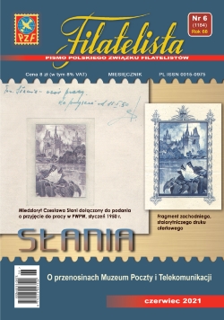 Filatelista 6/2021 okładka