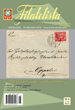 Filatelista 6/2022 okładka