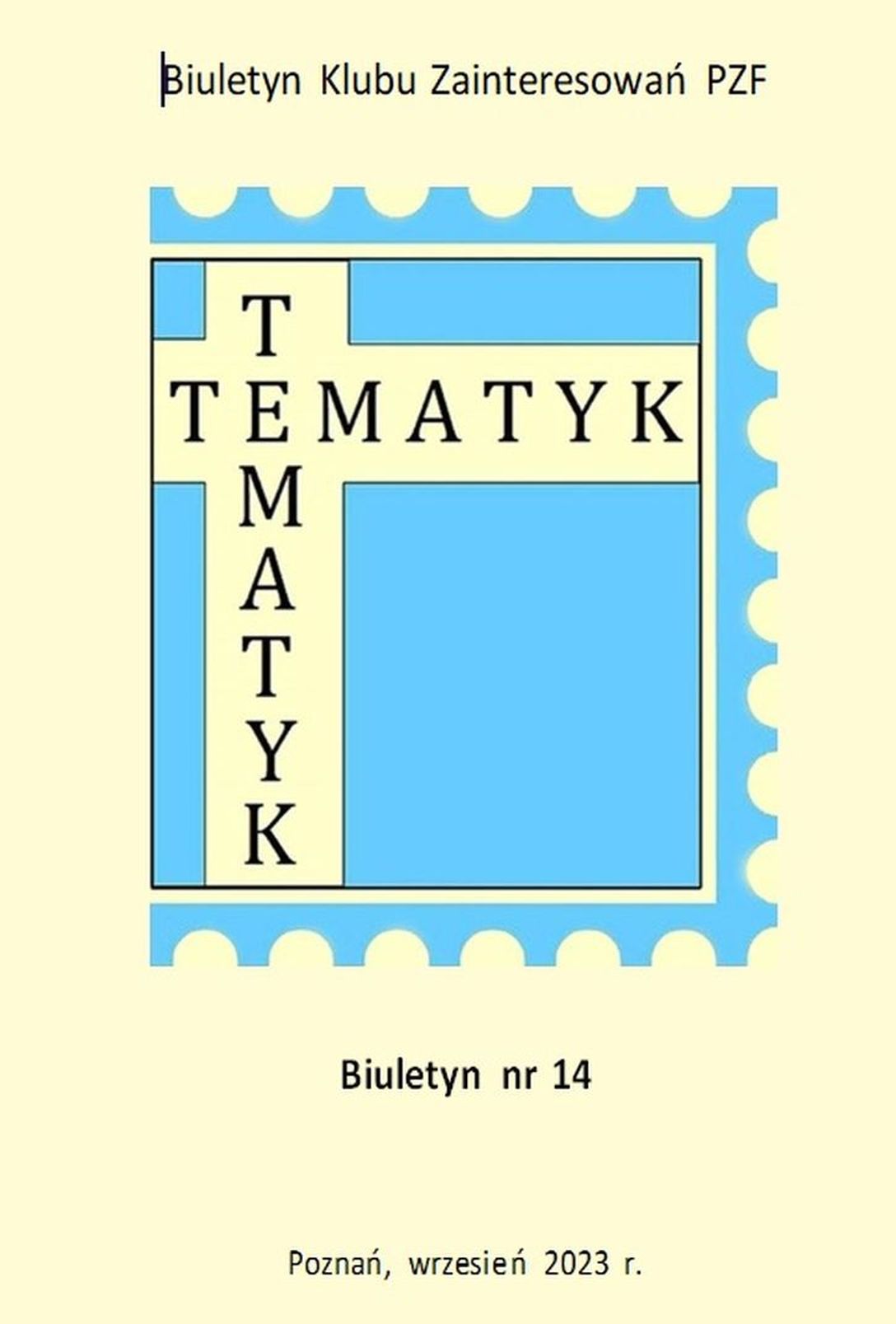 Biuletyn nr 14 - okładka