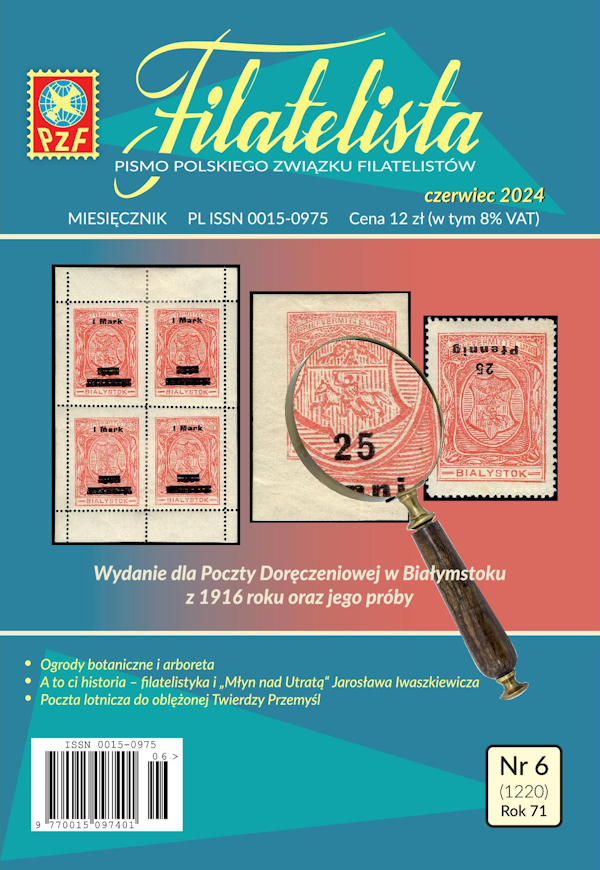 Filatelista 06/2024 okładka